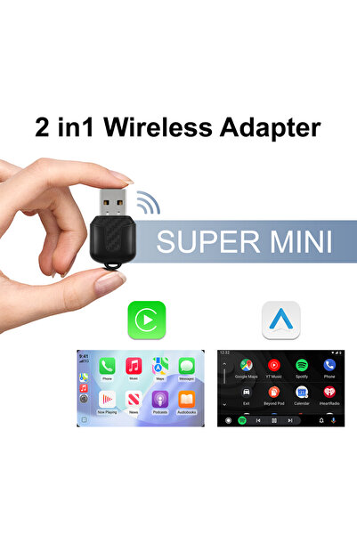 Choice Smart Mini Box Wireless CarPlay Android Auto Adapter Smart Mini Box fo...