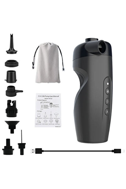 Choice مجموعة واحدة من مضخة هواء محمولة كهربائية خارجية قابلة للنفخ بقوة 20 ر...