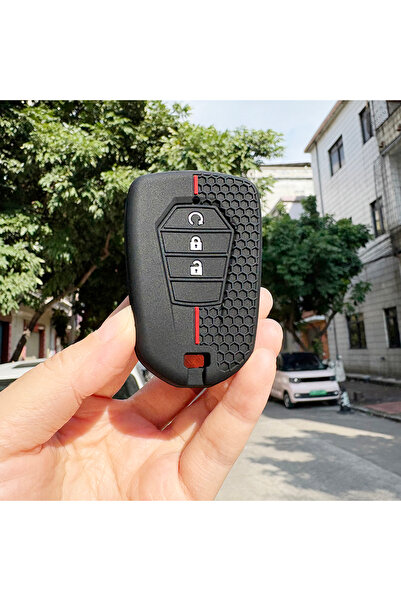 choice2 حافظة مفاتيح ناعمة من ريدلاين بثلاثة أزرار، قطعة واحدة، لسيارات إيسوز...