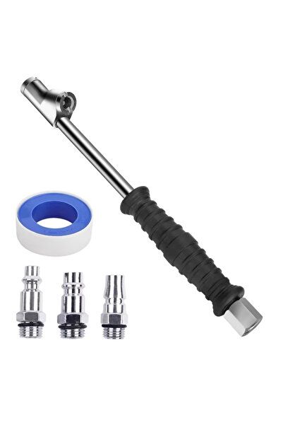 Choice 1PC Heavy Duty Air Chuck 3in1 Inflator Handle Metal Car Van Bicycle Ti...