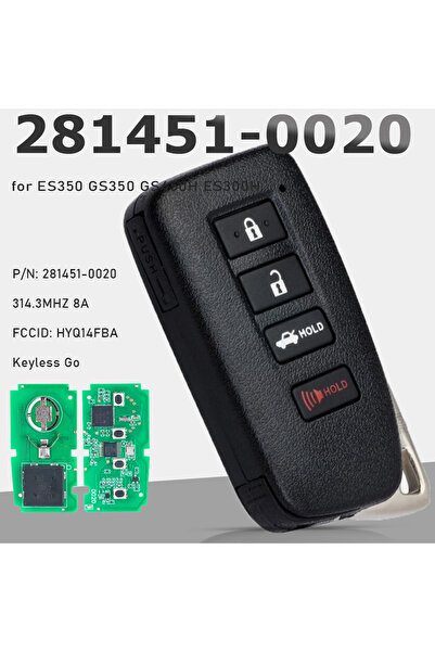 Choice KEYECU 271451-0020 HYQ14FBA for Lexus ES350 GS350 GS450H ES300H GS-F R...