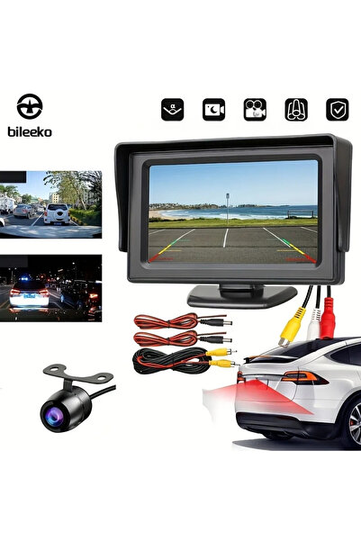 Choice Bileeko 4.3-Inch HD Backup Camera Kit, Car Rear View Monitor with Nigh...