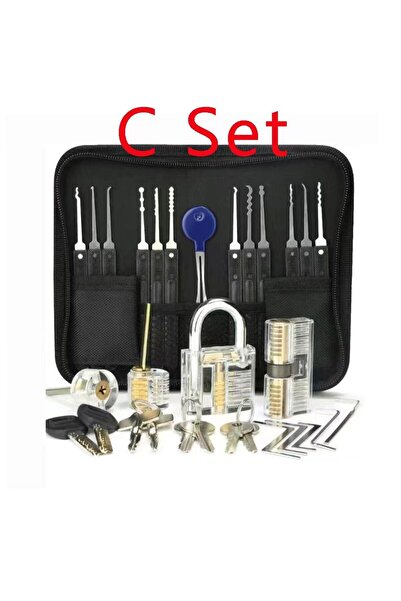 Choice مجموعة تدريب C Lksmith k مع مفاتيح شفافة، وأداة إزالة المفاتيح المكسور...