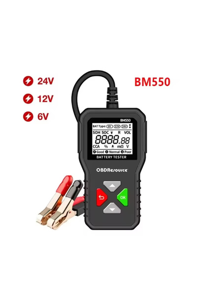 Choice BM550 OBDResource BM550 Car Battery Tester 100-2000 CCA 6V 12V 24V Car...