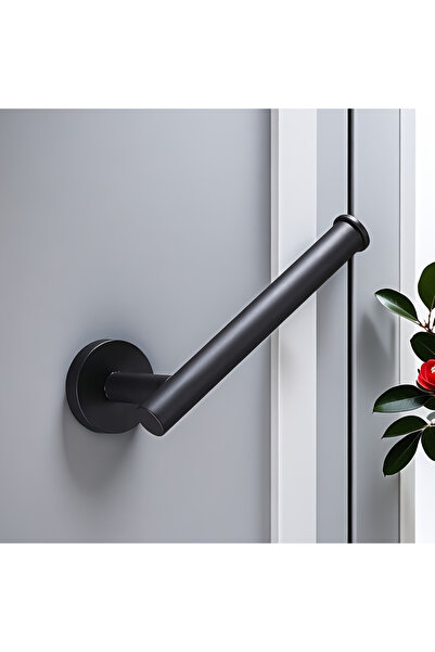 Choice1 حامل ورق تواليت أسود، منظم، حامل تخزين جداري، ملحقات مطبخ وحمام، مناد...