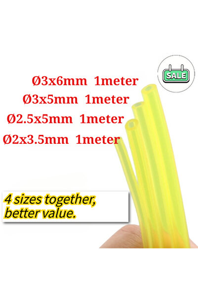 Choice1 Total (4 sizes) Petrol Fuel Gas Line Pipes Hoses Petrol Line For Stri...