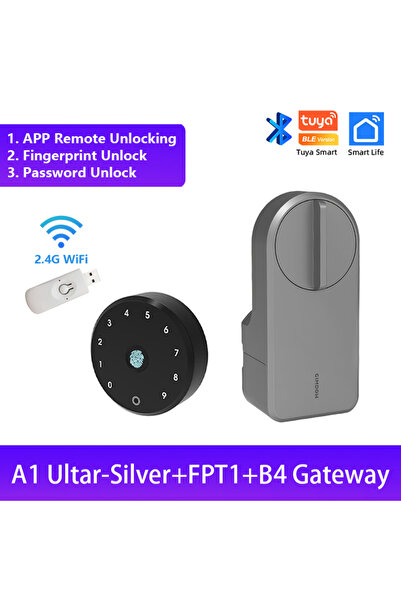 Choice1 A1-S-FPT1-B4 CDOK A1 Ultra smart lk، إصدار Tuya BT، اختياري: بصمة الإ...