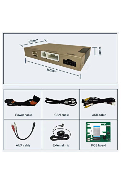 Choice نظام فورد سينك 2 اللاسلكي كاربلاي وأندرويد أوتو لسيارات فورد سينك 2 إك...
