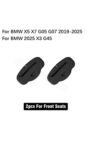 Choice قطعتان لحماية مشبك حزام الأمان لسيارات BMW X5 X7 G05 G07 موديلات 2019-...