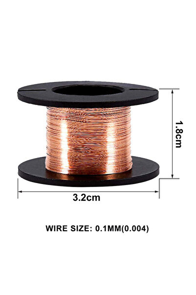 Choice سلك مطلي بالمينا، 0.1 مم، قطعة واحدة، مقاس 0.1 مم، لإصلاح وصيانة وتوصي...