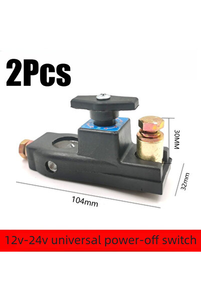Choice قطعتان من مفتاح عزل بطارية السيارة الذكي 12/24 فولت، مفتاح إيقاف تشغيل...