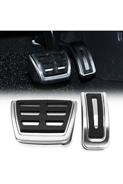 Choice1 AT Stainless Steel Car Clutch Gas Brake Pedals Cover for Audi A1 A2 A...