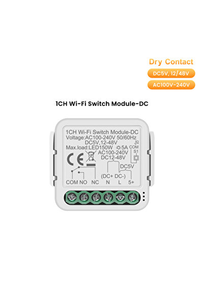 Choice وحدة مفتاح ذكي واي فاي GIRIER Tuya أحادية القناة، وحدة اتصال جاف ZigBe...