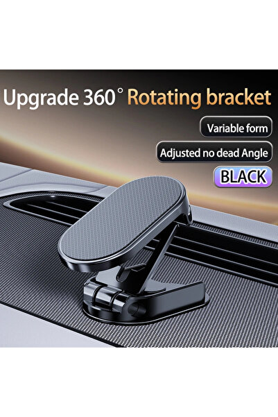 Choice1 حامل هاتف مغناطيسي للسيارة أسود يدور 360 درجة قابل للتعديل مع نظام تح...