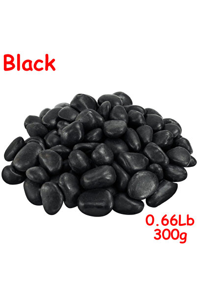 Choice1 Black 0.66Lb High Polished Natural Pebbles for Fish Tank Aquarium, Pl...