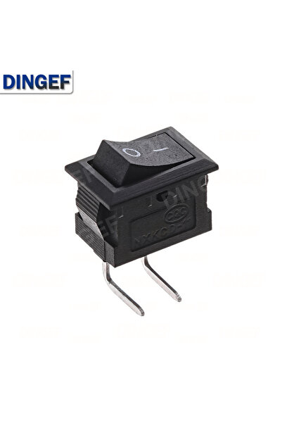 Choice7 10 قطع مفاتيح روكر صغيرة للقوارب، 2P تشغيل/إيقاف، لون أسود، مقاس L، 3...