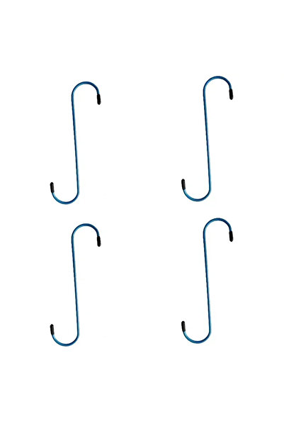 Choice4 4PCS-Blue 1/2/4Pcs Car Caliper S-Shape Brake Caliper Hanger Hooks Wit...