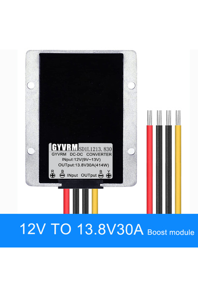 choice2 محول تيار مستمر 13.8 فولت إلى 12 فولت (9-13 فولت) 30 أمبير كحد أقصى، ...