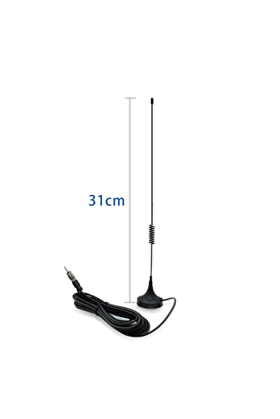 Choice هوائي راديو سيارة FM عالي الحساسية بمقبس DIN، هوائي على شكل فانوس، هوا...