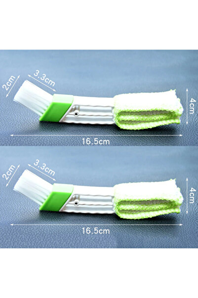 Choice1 فرشاة تنظيف فتحات تهوية السيارة برأسين - شعيرات ناعمة للوحة القيادة و...