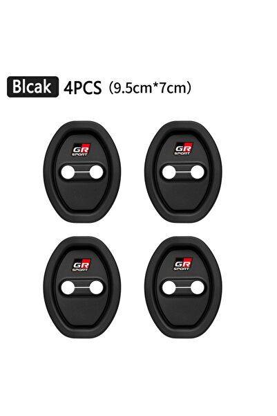Choice3 غطاء باب أسود من GR-sport 4X لتزيين وحماية السيارة، مصنوع من السيليكو...
