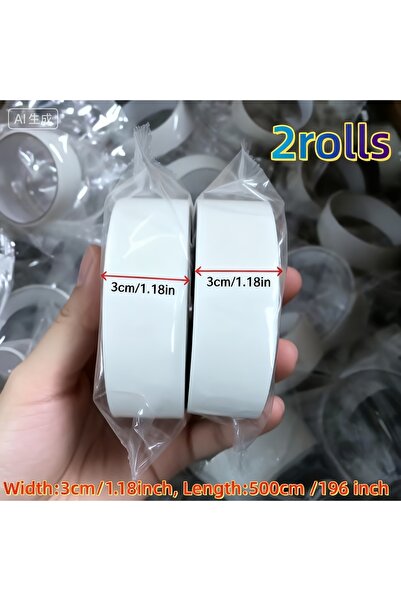 Choice لفتان من شريط عازل مقاوم للرياح الشتوية غير مرئي، بطول 500 سم، لاصق قو...