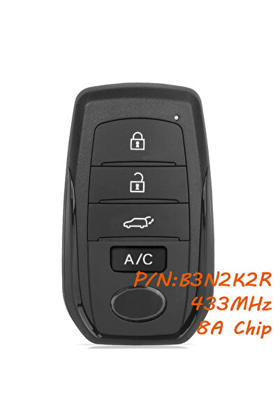 Choice 4 Buttons KEYECU B3N2R Smart Remote Key Fob for Toyota Land Cruiser 20...