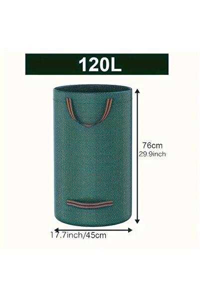 Choice1 120L 1pc Heavy-Duty Outdoor Yard Waste Bag - Durable PP Material, Lar...