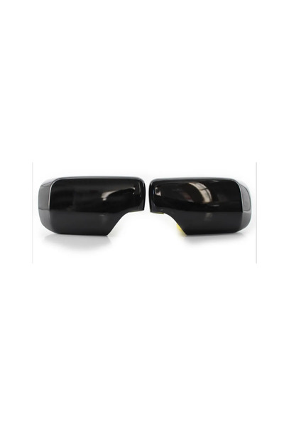 Choice1 Glossy Black Replacement Carbon Look/Glossy Black Car Side Wing Cap M...