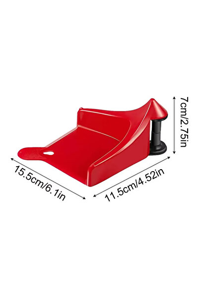 Choice Red Car Wash Hose Guide Wheel Tire Wedge Anti-Pinch Tool Rolling Syste...