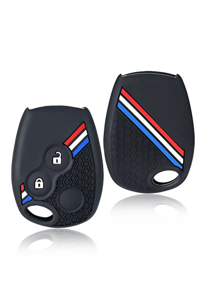 Choice1 2 buttons silicone key cover holder key case for Renault Clio 3 Logan...