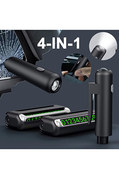 Choice أداة طوارئ لكسر زجاج النوافذ في السيارة T60، متعددة الوظائف، قاطعة حزا...