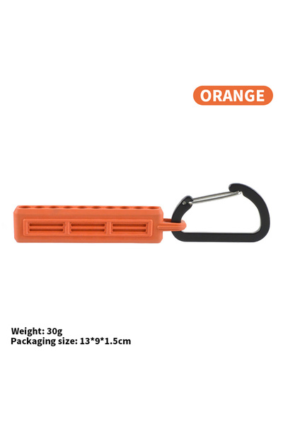 Choice منظم تخزين رؤوس مفكات البراغي البرتقالي، رف رؤوس مفكات البراغي، علبة ت...