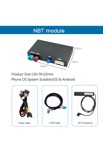 Choice CX-BMW-MINI-NBT Wireless CarPlay Android Auto for BMW Mini R55 R56 R57...