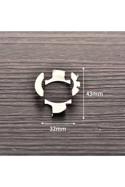 Choice Silver HOT! 10pcs H7 Adapter Headlamp Sket Car Led Bulb Holder Lamp Ba...