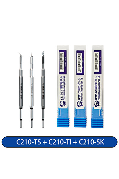 Choice1 C210-TI SK TS MECHANIC C210 Soldering iron tip 210 series Heating Cor...