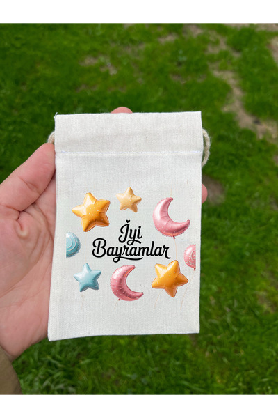 Ramazan bayram kesesi harçlık kesesi 10 adet kese 10*15 cm ölçülerinde ham ke...