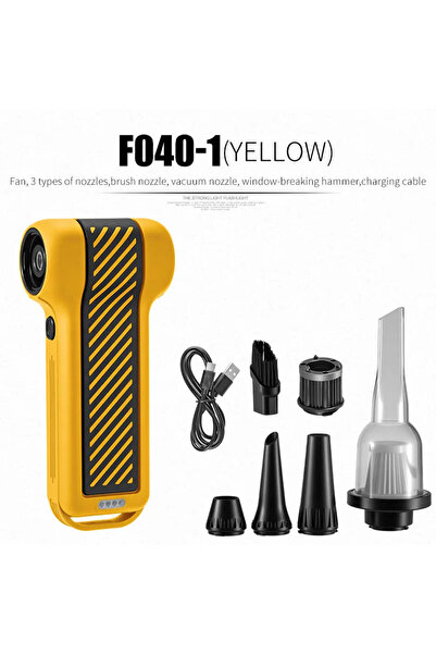 Choice1 F040-1 yellow Violent Turbo Fan Portable for Camping And Hiking Mini ...