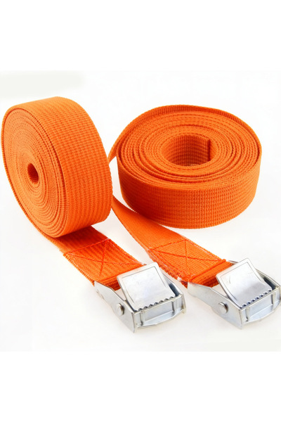 Choice1 حزامان حزام للتثبيت، مزودان مشبك معدني، مناسبان للسيارات والدراجات ال...