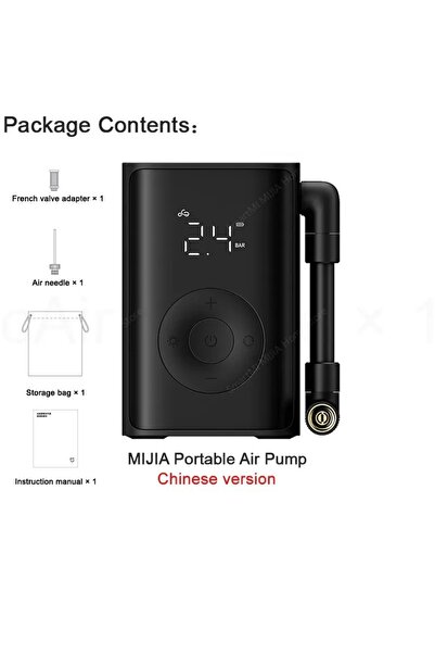 Choice MIJIA Portable Air Pump 2025 Mijia Portable Air Pump 2000mAh 150psi El...