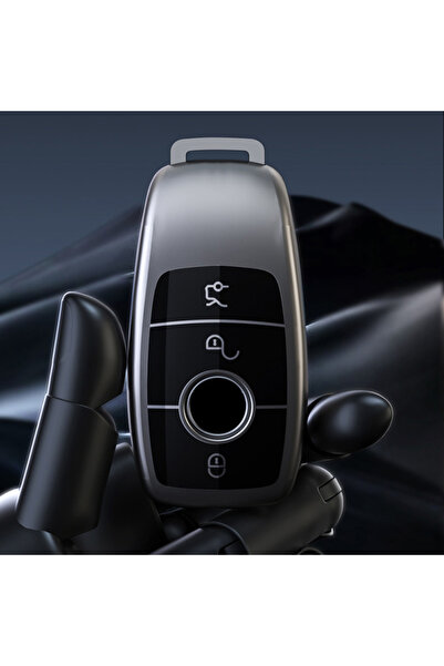 Choice1 grey shell Fashion TPU Car Key Cover Case Shell Protective Bag For Me...