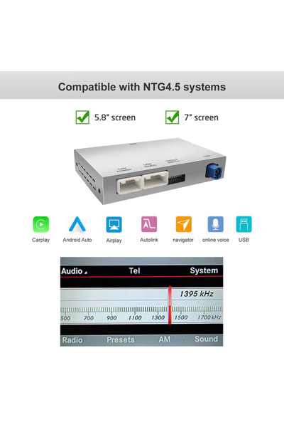 Choice For NTG 4.5 Wireless Carplay Android Auto for Mercedes Benz C/E/CLA/GL...