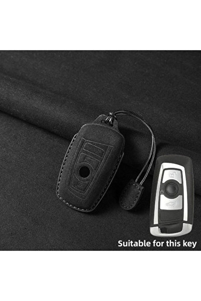 choice2 غطاء مفتاح سيارة جلد من النوع C مع سلسلة مفاتيح، مناسب لسيارات BMW X1...