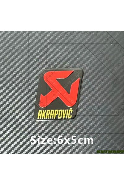 Choice3 Style6 For Akrapovic Exhaust Sticker Motorcycle Logo Emblme Metal Sti...