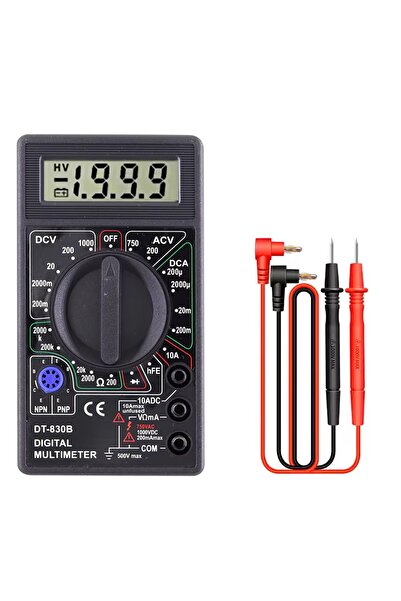 Choice DT830B NOBOX DT830B AC/DC LCD Digital Multimeter 750/1000V Voltmeter A...