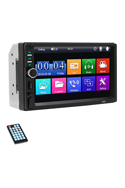 Choice3 راديو سيارة Hippcron فقط، ثنائي DIN، بلوتوث عالي الدقة، مشغل وسائط مت...