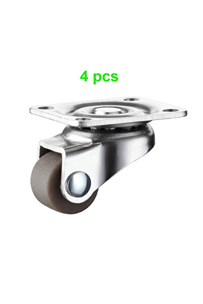 Choice5 Brown 4pcs Ultra-Low 0.5" Casters Silent Multipurpose Furniture Linea...