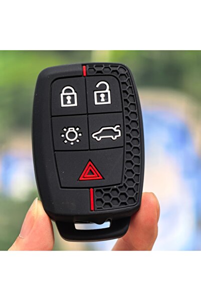 Choice1 Red Silicone Key Case Fob For Volvo XC90 C70 S60 D5 V50 S40 C30 Keyle...