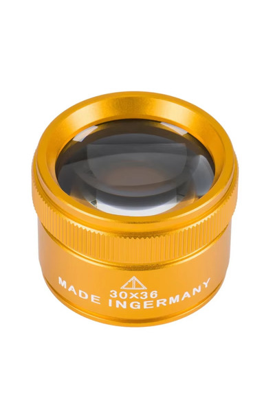 Choice1 Golden Magnifying Glass 30x36 Portable Pket For Jewelry Coin Stamps W...