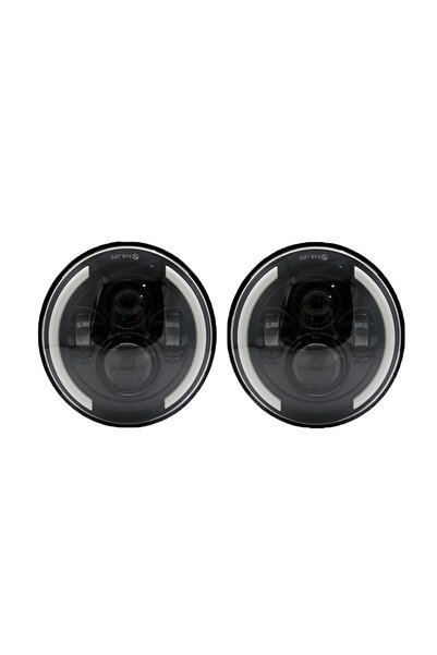 Choice 1PCS 5.75INCH 5.75 inch LED Headlight Projector Halo Ring Motorcycle 5...